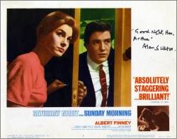 Saturday Night and Sunday Morning Lobby Card 2